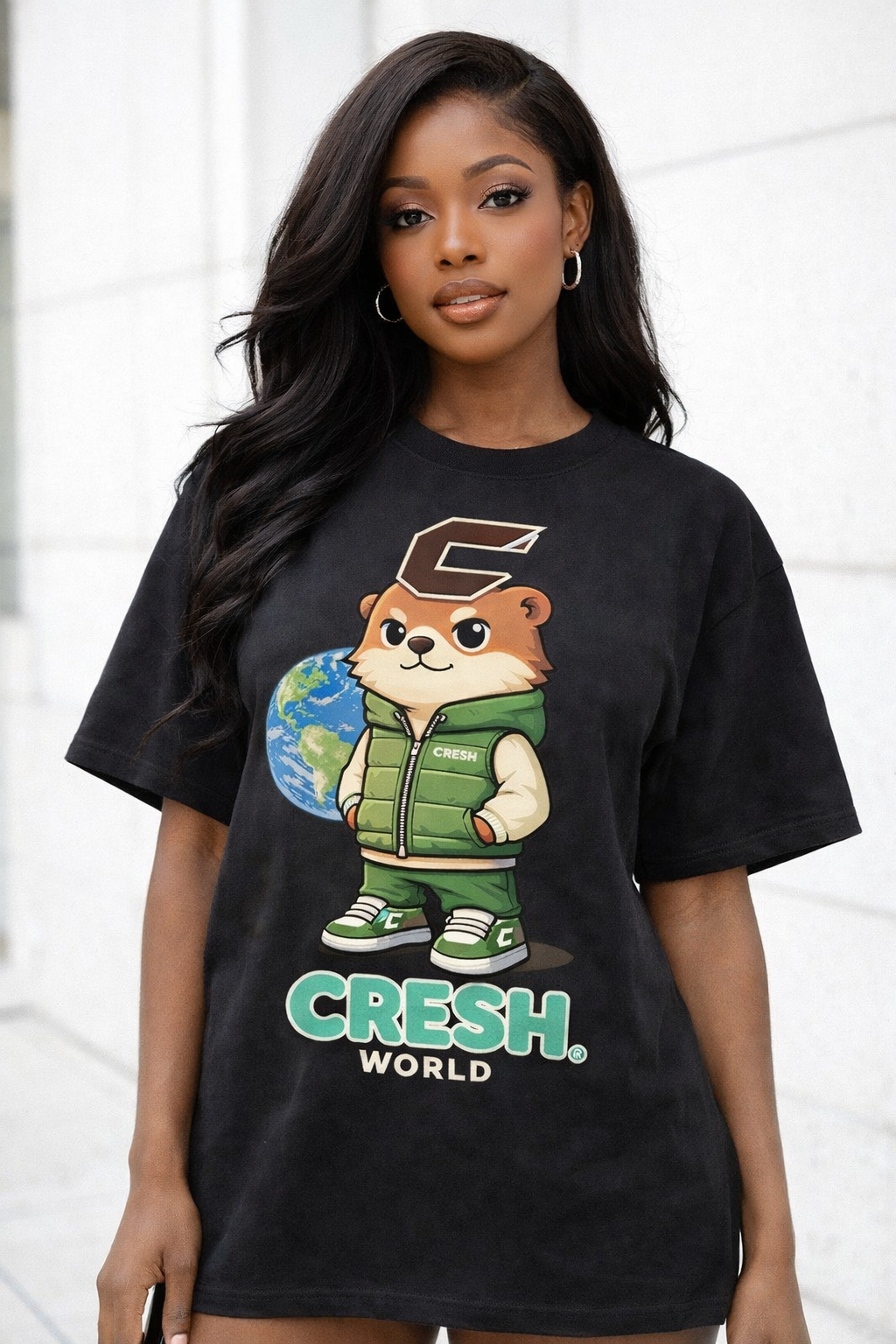 Cresh World oversized t-shirt