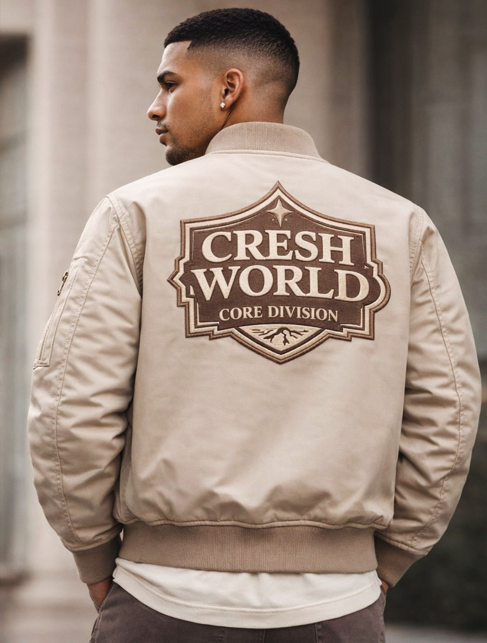 CRESH World core division Bomber Jacket