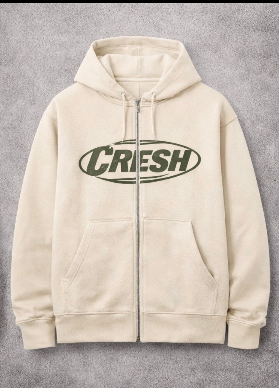 Cross zip Cresh hoodie