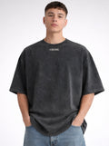 Oversized drop shoulder Vintage Cresh t shirt (Copy)