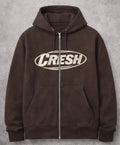 Cross zip Cresh hoodie (Copy)